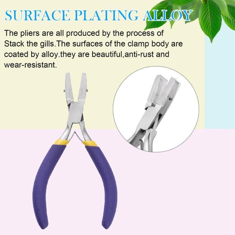 Nylon Pliers with Replacement Jaw Craft for Jewelry Making (Box Joint Structure)