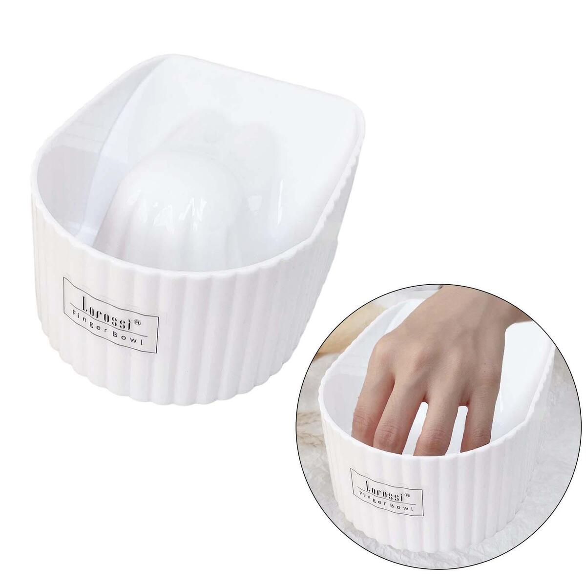 2pcs Nail Soaking Bowl Soak Off Polish Remover for Manicure Nail SPA Home Salon