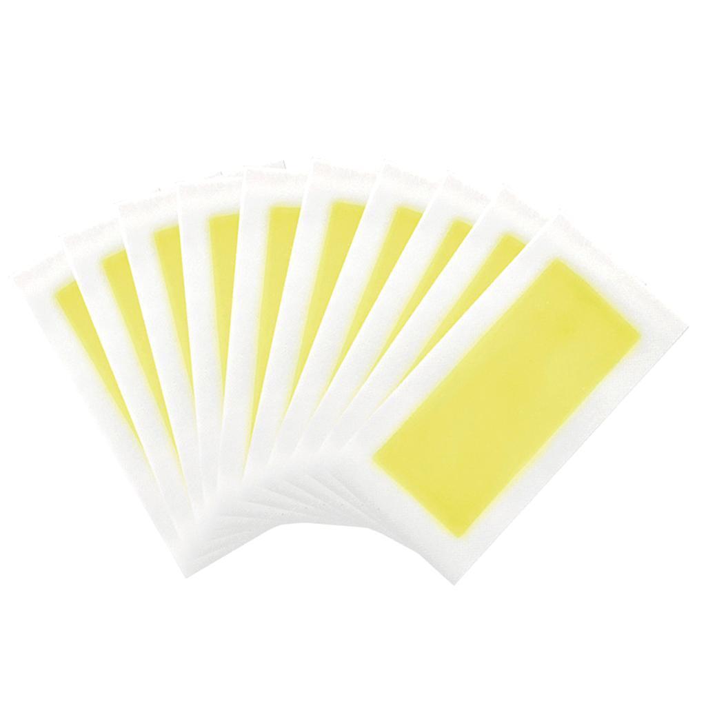 10x Hair Removal Wax Paper Face Armpit Legs Bikini Depilation Waxing Strips
