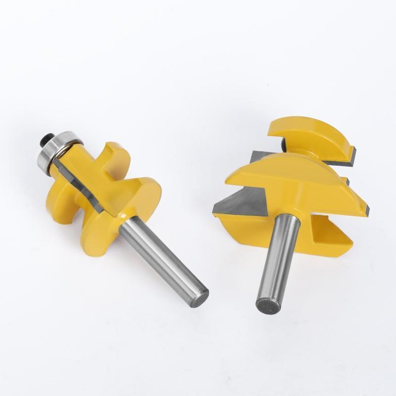 8mm 2 Pieces Router Bit  Milling Cutter Woodworking Cutters for Wood MDF