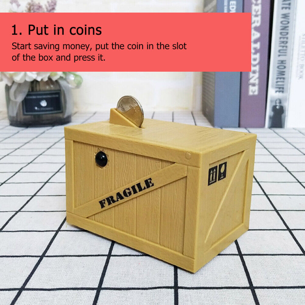 Electric Coin Piggy Banks Creative Funny Ghost Hand Thief Money Saving Box