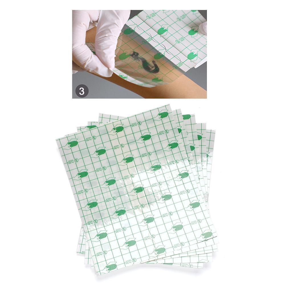 5Pcs Thin Tattoo Protective Films Dressing Tape Bandage for Second Skin Film