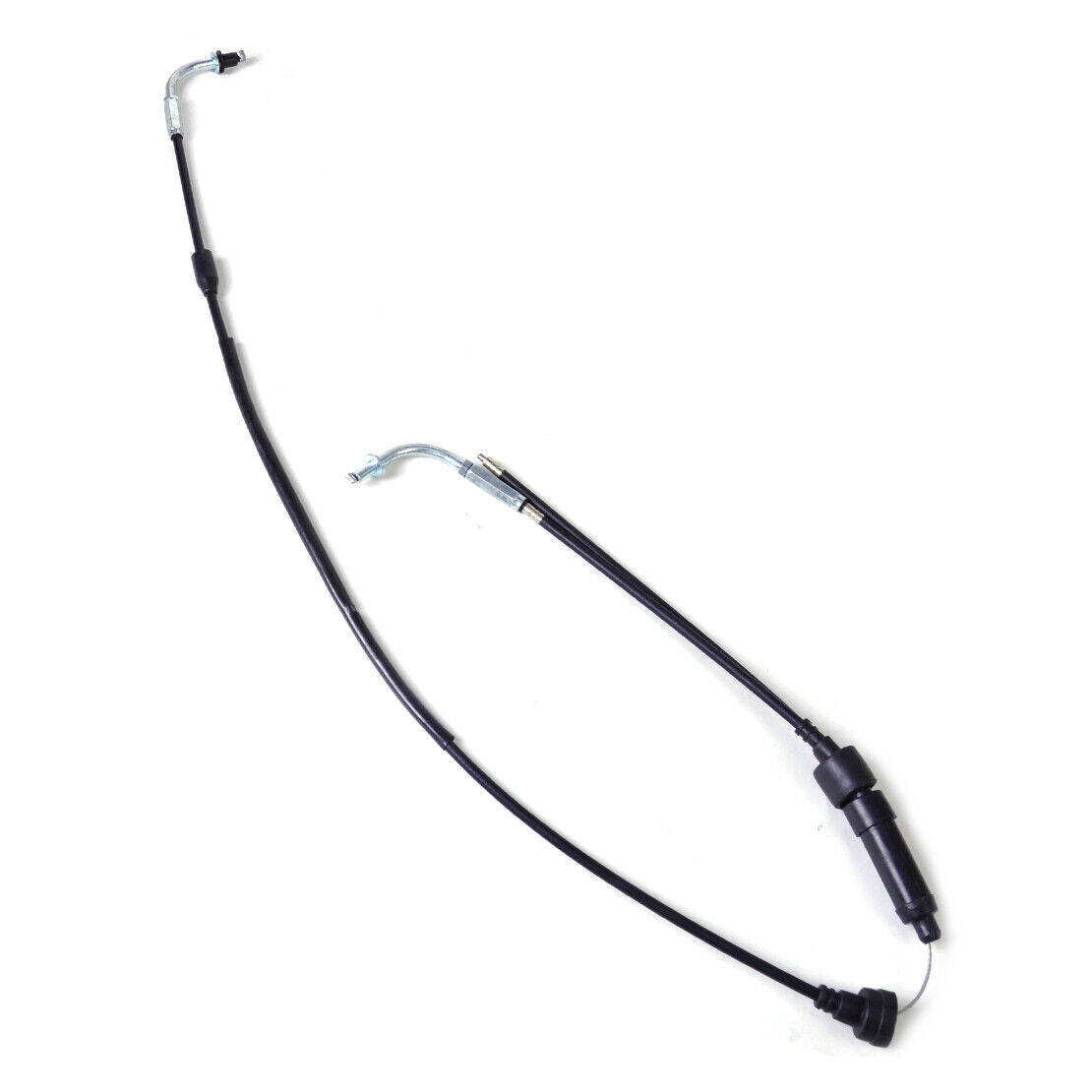 Black Throttle Cable Assembly Assy fit for Yamaha PW80 85-2007 BW80 1986-1990 Li