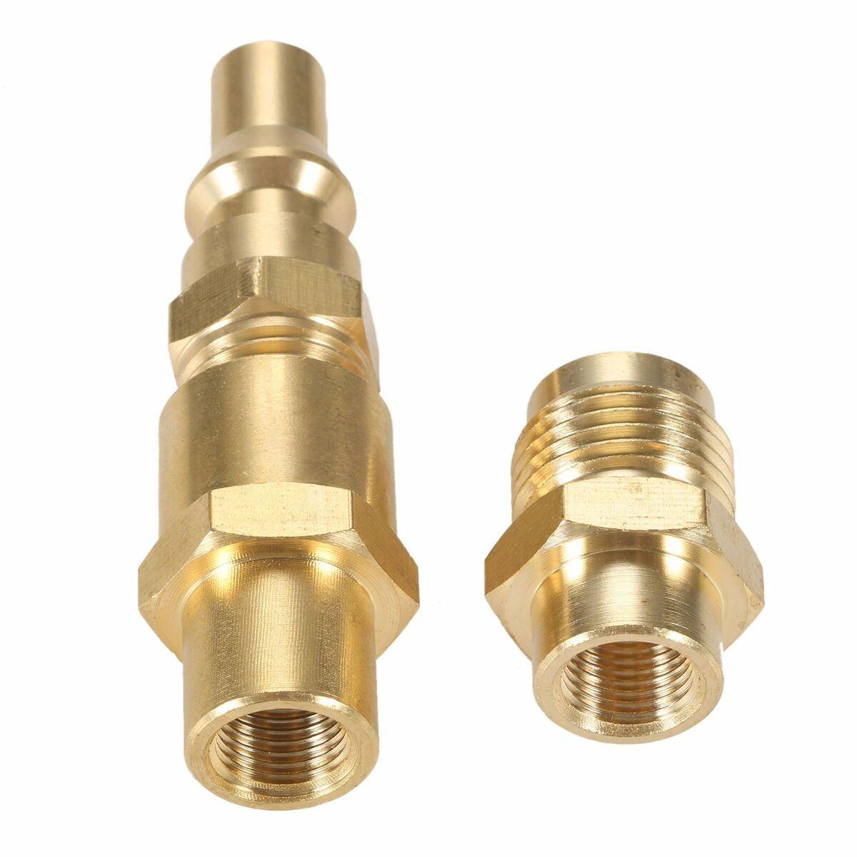Propane Quick Disconnect Adapter for Weber Q Gas Grill+3/8" Male Flare Adapter
