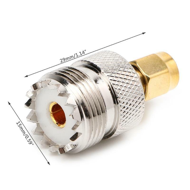 SMA Male To UHF Female RF Coaxial Connector Adapter SO-239 SO239