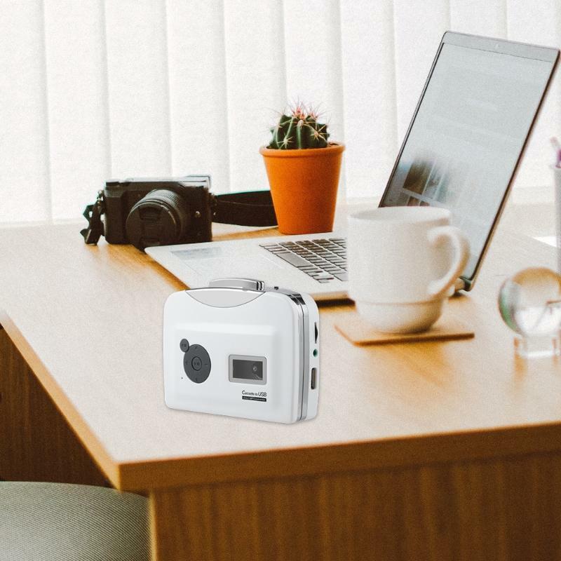 Cassette Player Portable Tape Player Captures MP3 Audio Music via USB Converter