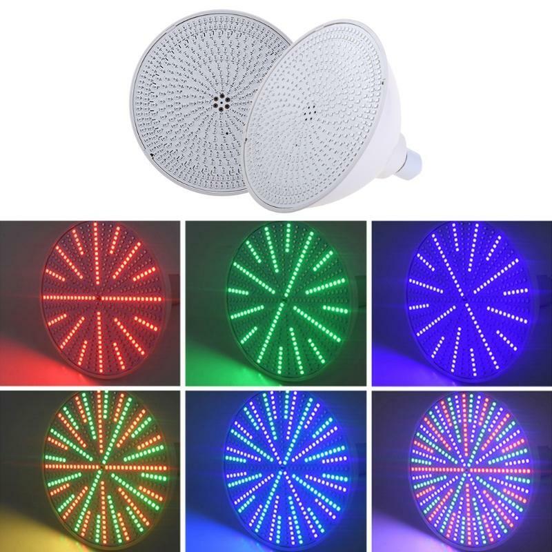 120V 45W Colorful Swimming Pool Underwater Round Lights LED Wateproof Festival