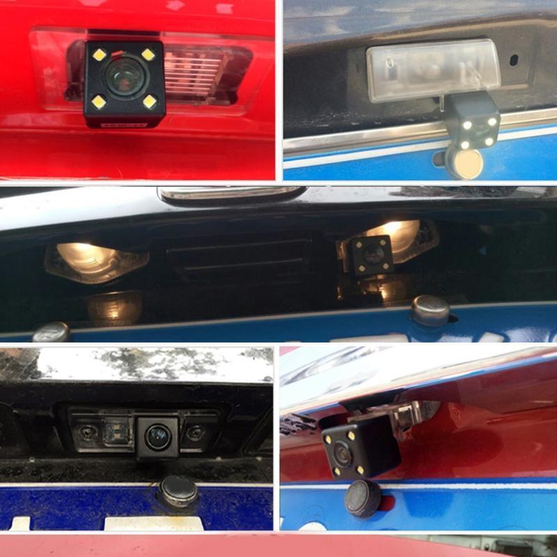 Vehicle Reversing Camera Bracket Plastic License Plate Lights Holder for Variant