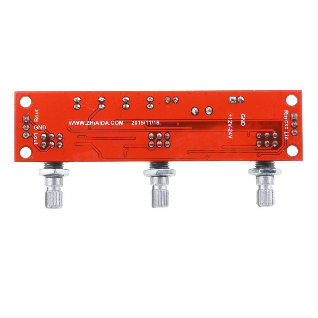 NE5532 Preamp   2 Channels board Bass Volume Control   Control