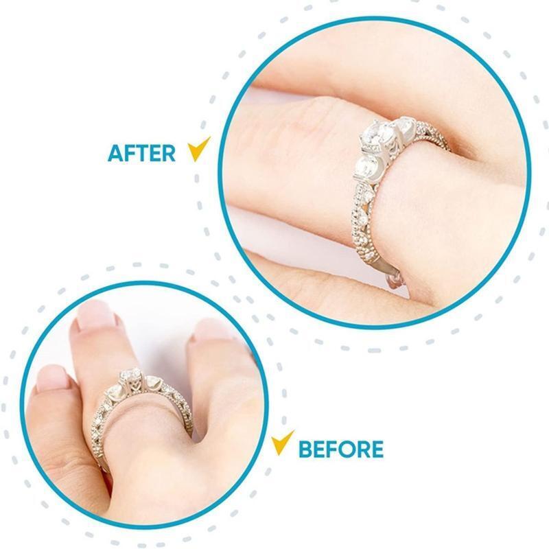16Pieces Wedding Rings 4 Style Ring Spacers Spiral Tightener Fitter Resizer
