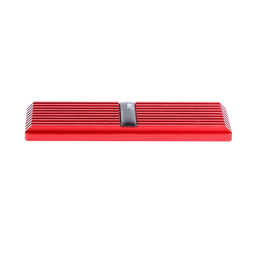 SSD Heatsink Radiator Cooler M.2 2280 NVME Heat Dissipation Pads (Red)