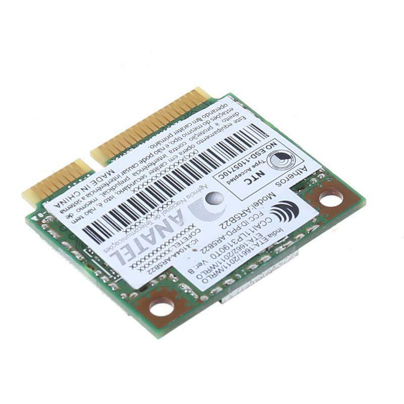 AR9462 AR5B22 WB222 Half Mini PCIe 300Mbps Bluetooth4.0 WLAN Wifi Wireless Card