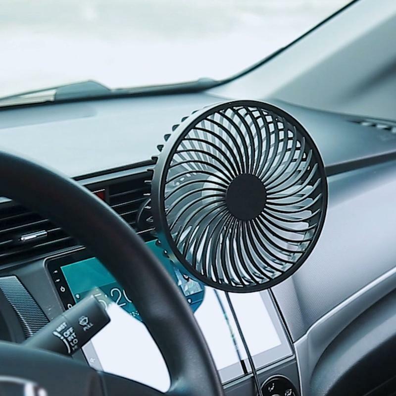 6.5inches USB Car Cooling Fan Automobile Vehicle Fan Powerful Quiet Ventilation
