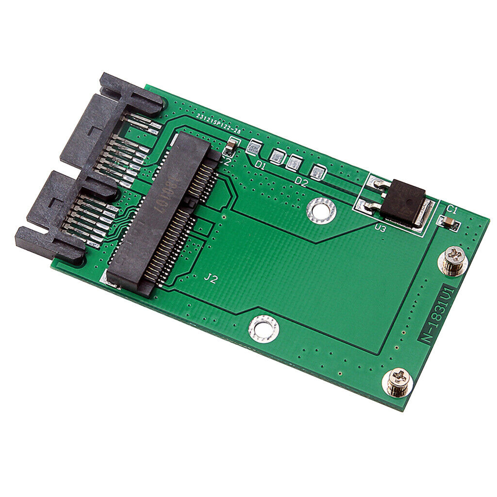 2 Pieces M SSD to 1.8" (7+9Pin) Micro  16Pin Adapter Converter Card