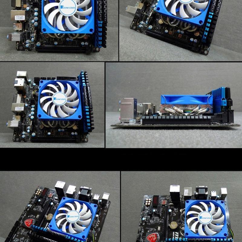 Heat Sinks 4-Pin 12V PWM Intel LED Cooler Desktop Case Radiator RGB CPU