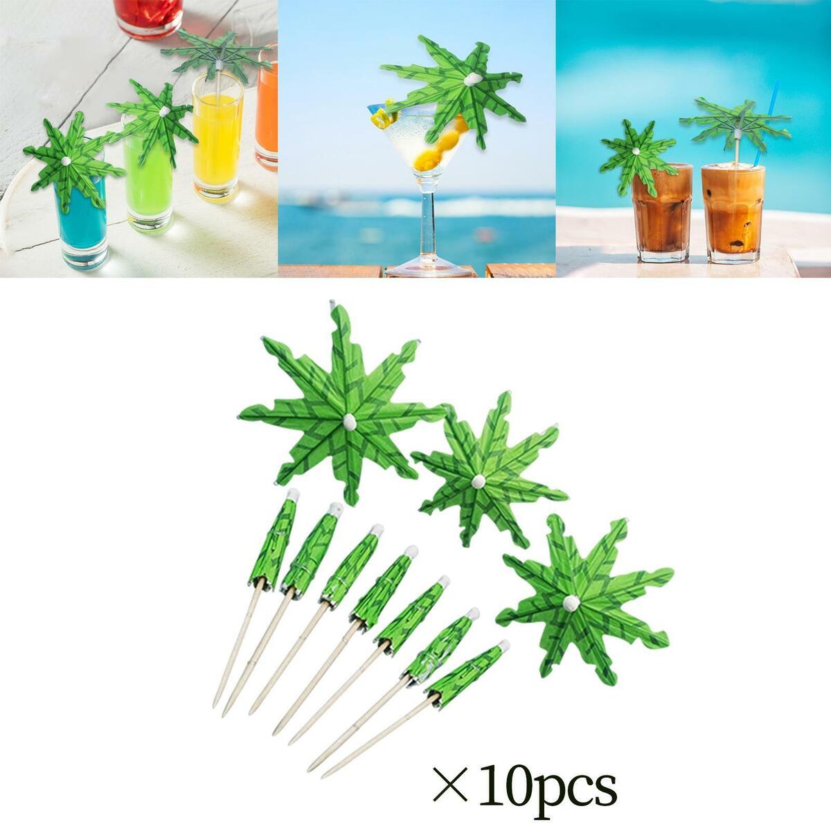 100 * Cocktail Umbrella  Parasol Cocktail Umbrellas Sticks for