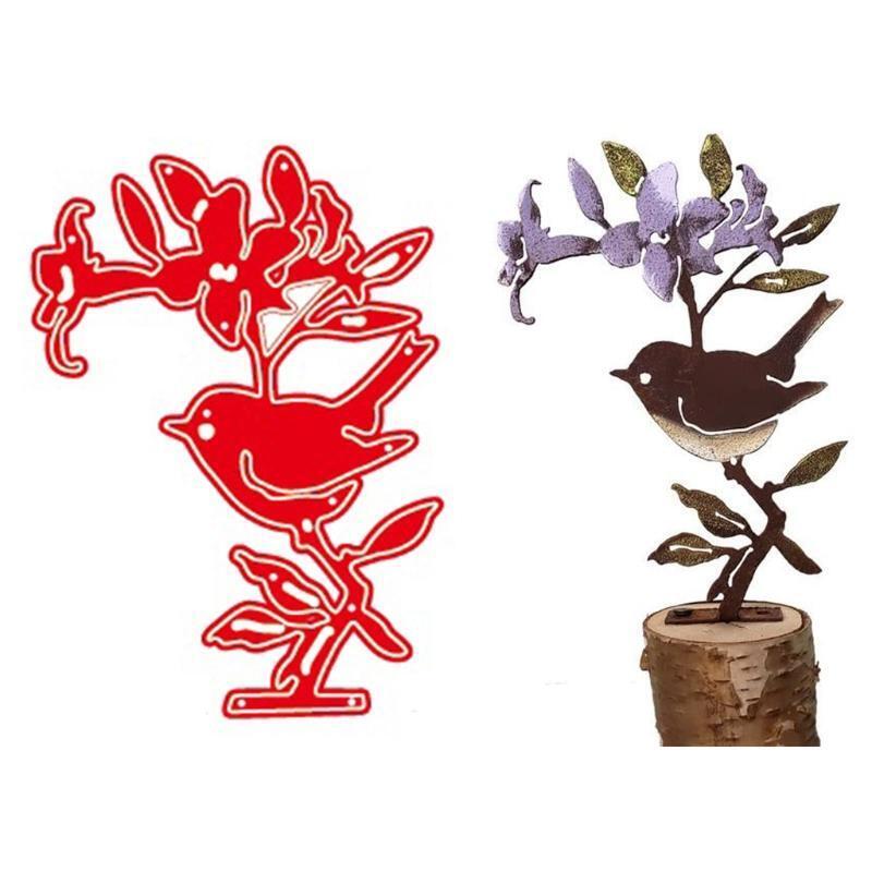 Cute Bird Metal Cutting Dies Stencil DIY Scrapbooking Album Paper Card Template