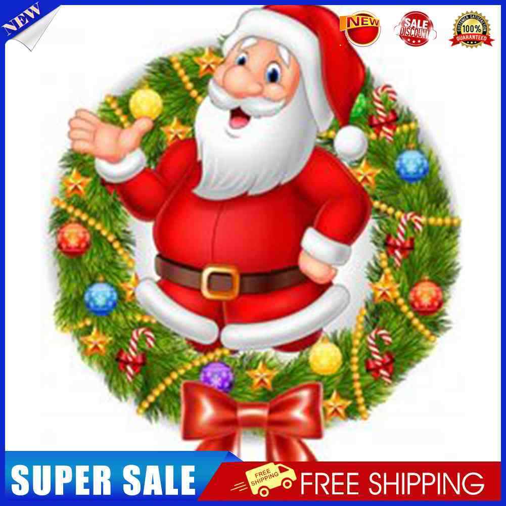DIY Round Diamond Painting Santa Claus Star Full Drill Rhinestone (E623)