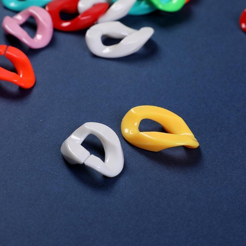 Highlight Color Chain Twist Link Assemble Jewelry Chain Buckle for DIY Crafts