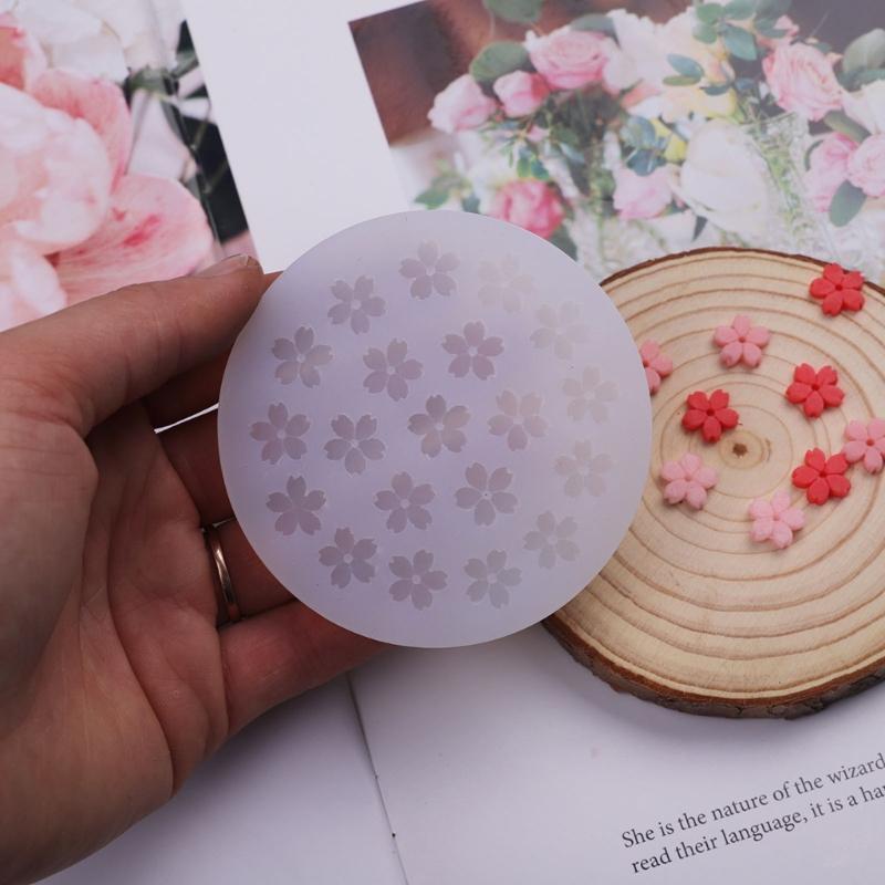 Flower Ornaments Casting Handicraft Mold Handmade Cherry Jewelry Pendant Mold