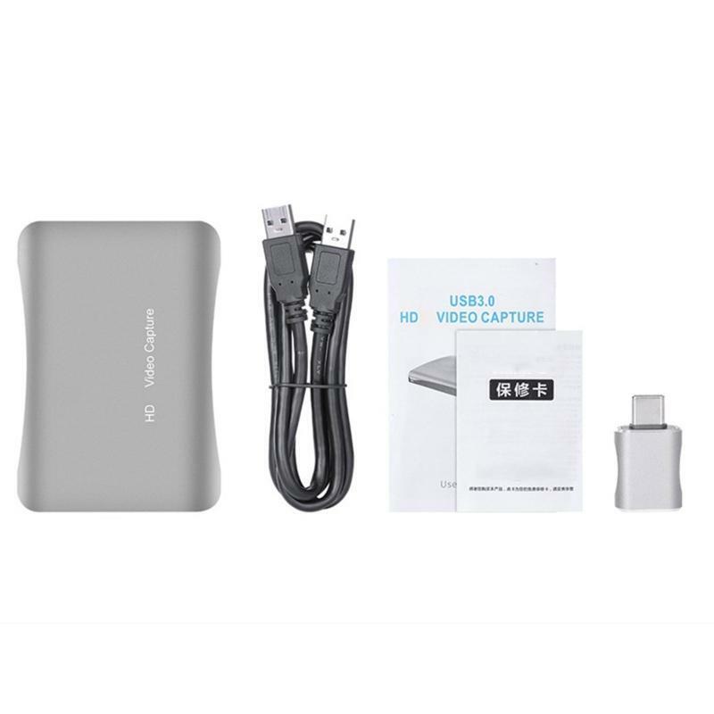 USB3.0 Video Capture Card 4K/1080P for DVD Camera Recorder Gaming Live Streaming