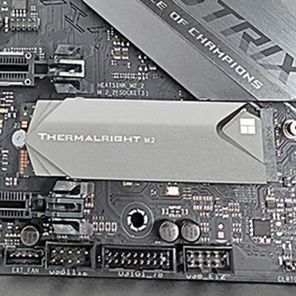 Aluminum Alloy M.2 SSD Cooler Heatsink Heat Thermal Pad for 2280/2260/2242