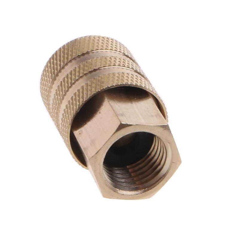 Car Solid Brass Quick Coupler Set Air Hose Connector Fittings 1/4 NPT Tools Plug