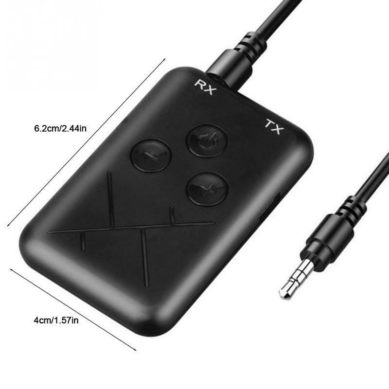 Bluetooth-compatible 4.2 Adapter 3.5mm Audio Receiver Transmitter 2 in1 Adapter