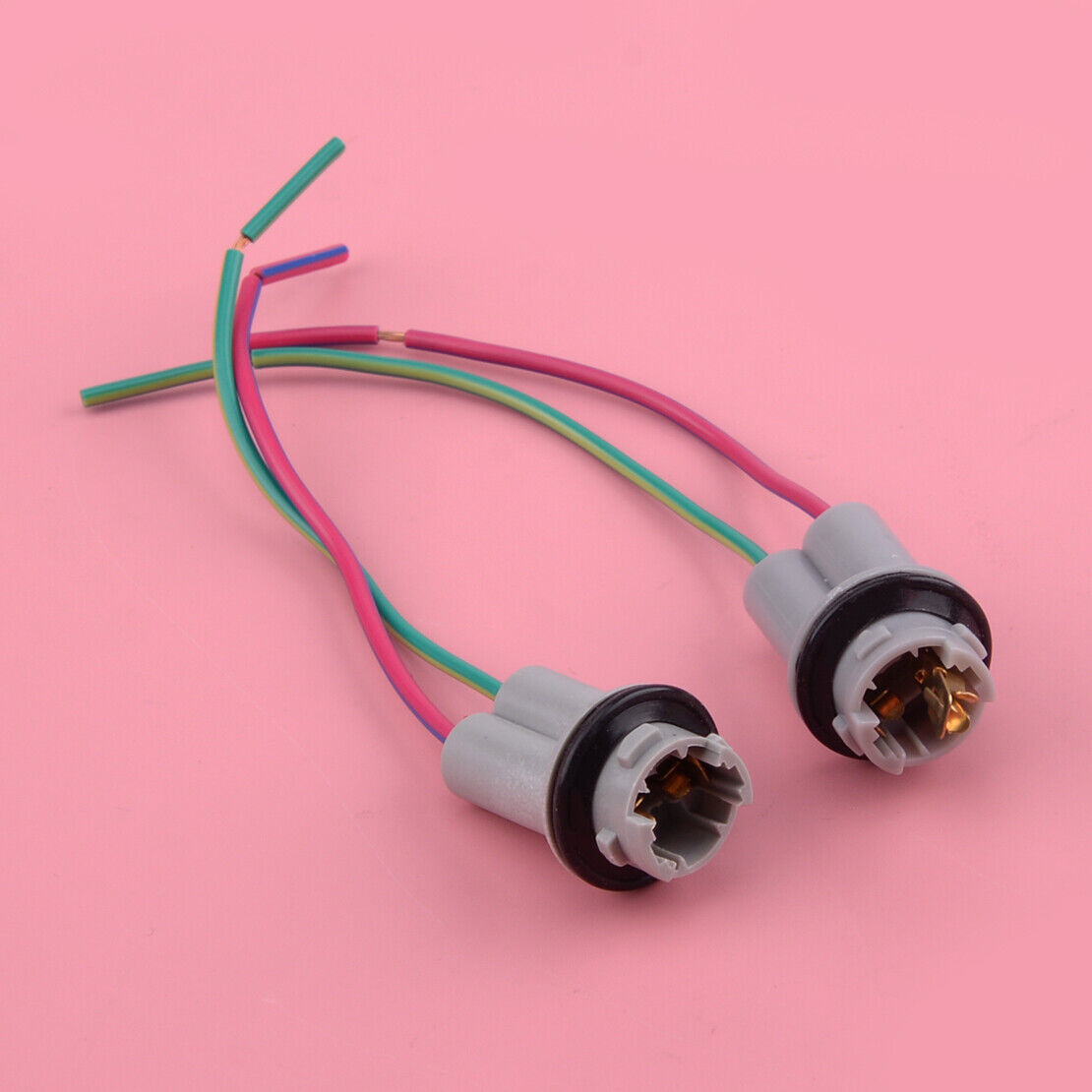 2Pc T15 912 927 W16W Female Base Socket Adapter Connector Extension Wire Harness