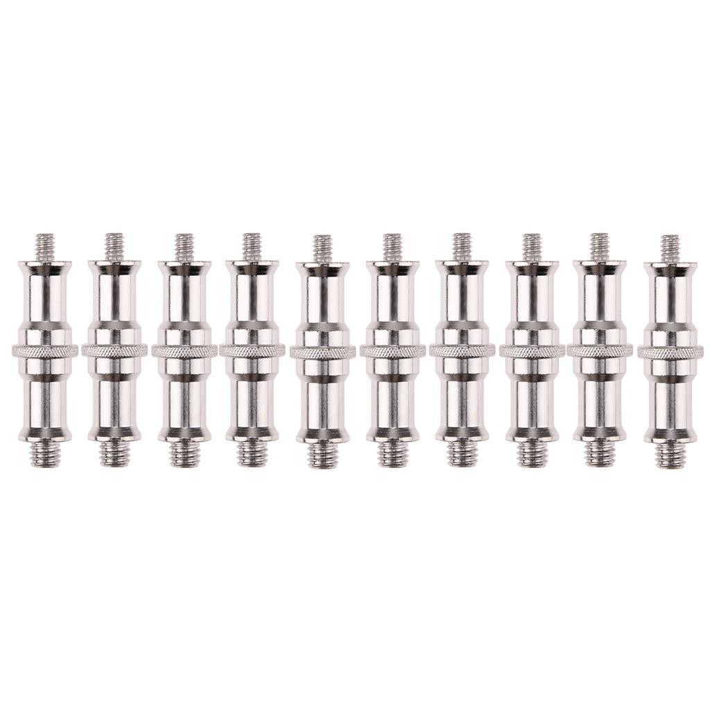 10  1/4" to 3/8" Threaded Screw Adapter for  Flash Light Stand