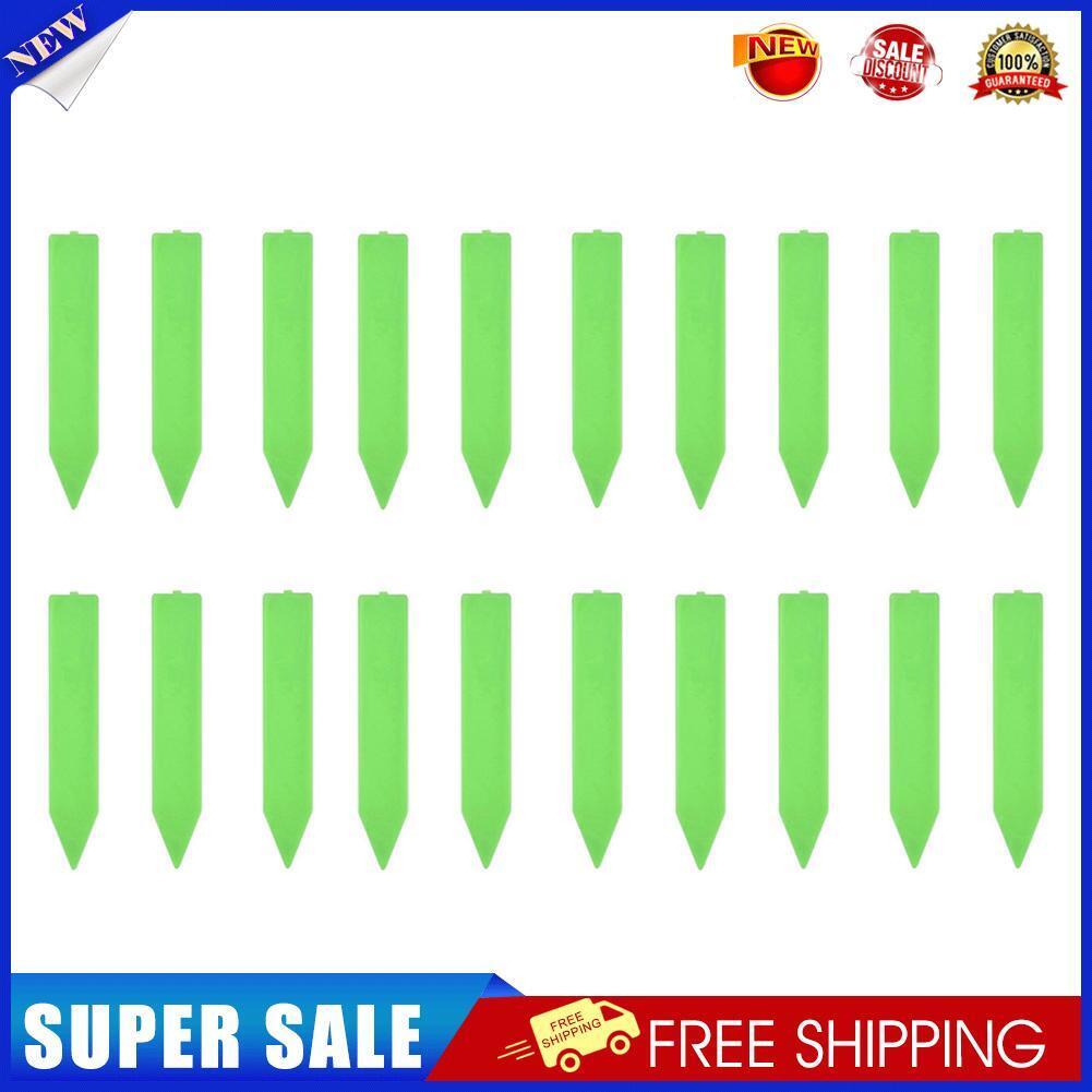 20pcs Plastic Plant Label Garden Nursery Markers Flower Pot Seedling Labels