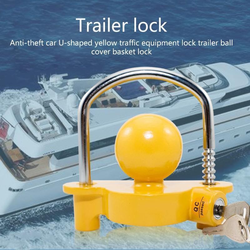 Wearproof RV U-shaped Safety Lock Trailer Hitch Lock Coupler Anti-theft Lock