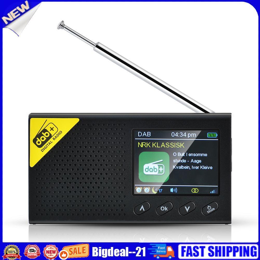 LCD Display Bluetooth-compatible 5.0 Digital Radio Stereo DAB FM Audio Rece