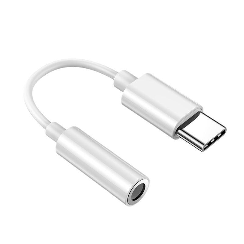 Mobile Phone Headphone Amplifier Type-C to 3.5mm Aux Cable for All Type-C Plug
