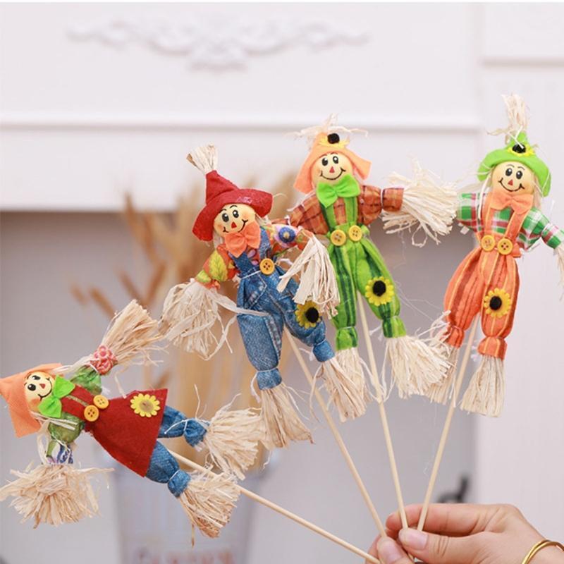 Halloween Scarecrow Decoration for Garden Home School Yard Scarecrow Decor