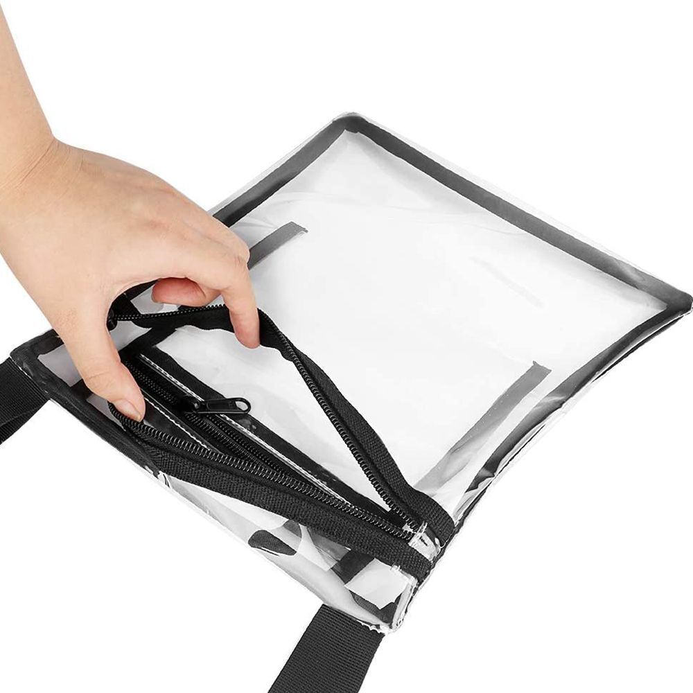 Strap Travel Crossbody Bag Transparent Tote Bag Stadium Approved Clear Bag