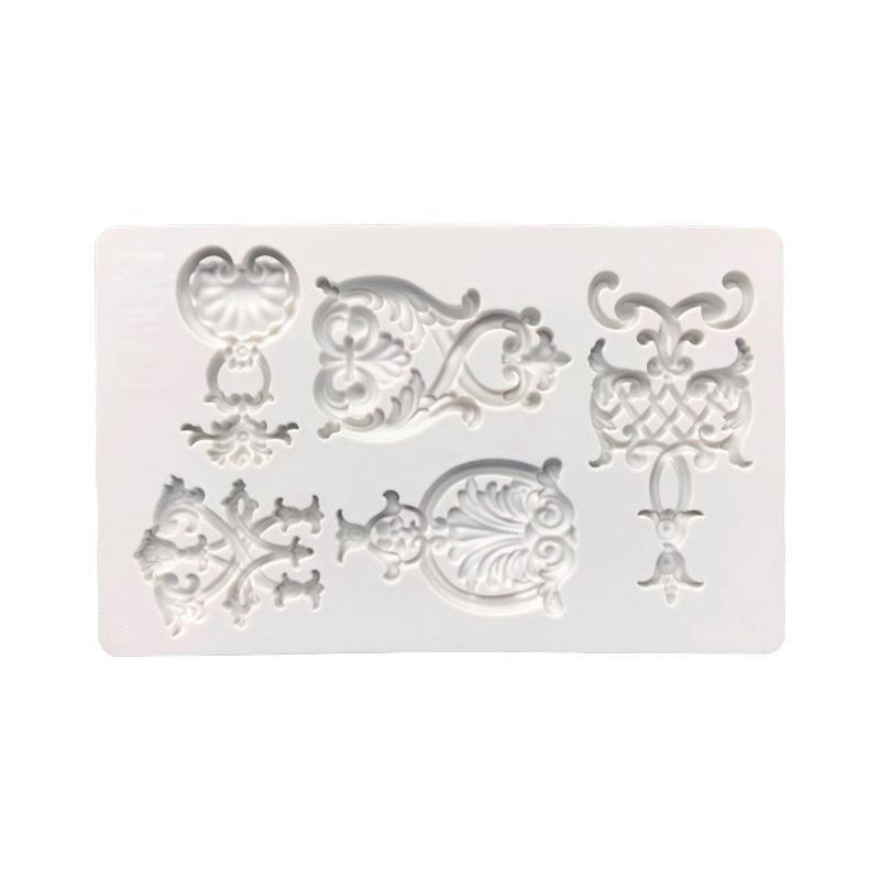 Flower Silicone Mold Chocolate Lollipop Mold Cake Decoration Mold Christmas