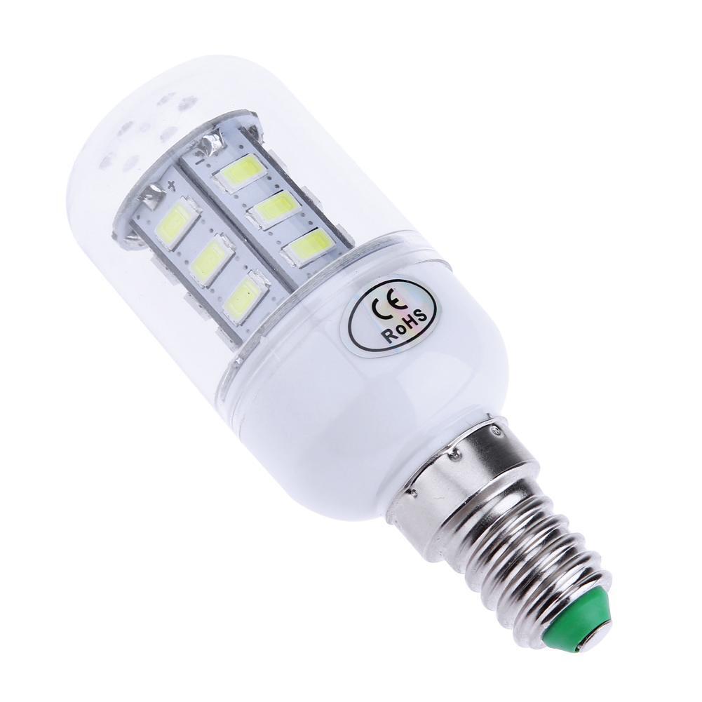 Smart IC 220V-240V E14 LED SMD 5730 LED Lamp Corn Bulb White Light(24SMD)