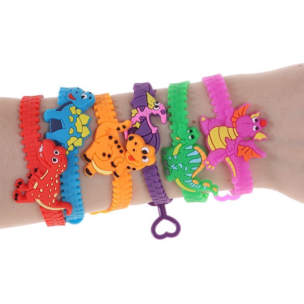 DinosaurDecorations Dinosaur Rings Straws Dinosaur Party Favors Bracelets