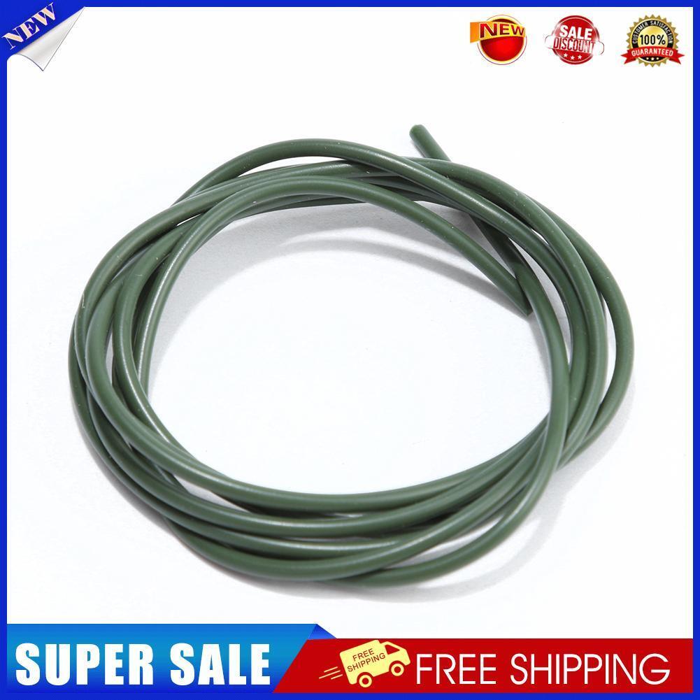 1m DIY Silicone Soft Rigs Tube Sleeve for Carp Fishing Tackles (Green)