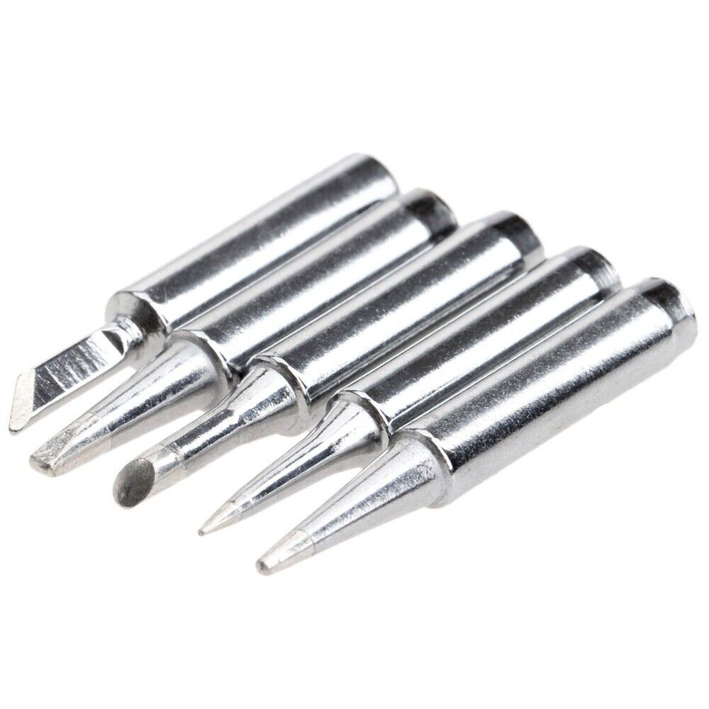 High Quality 5PCS Tip Solder Soldering Iron Rework Station Tool For Hakko 900M-T