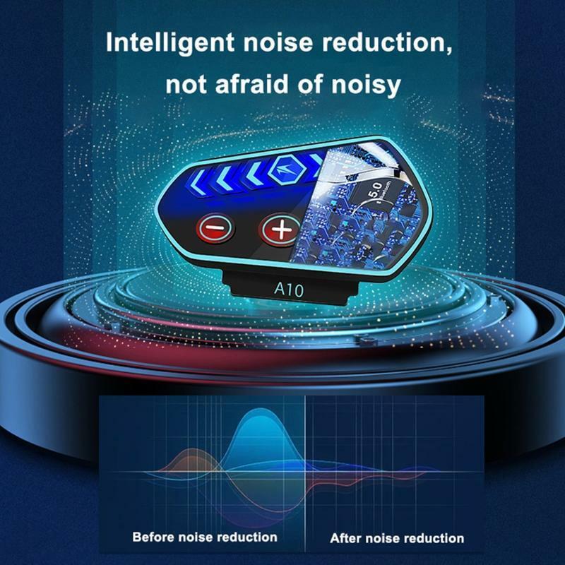 Long Standby Helmet Headphone Wireless Bluetooth-compatible Headphone for Rider