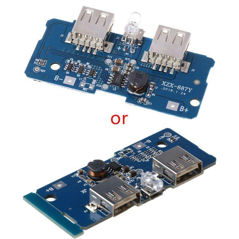 5V 2A Dual USB 18650 Lithium Power Bank Charging Board Circuit Step Up Module