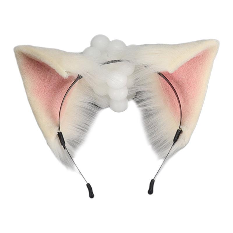 Women Girls Cute Cartoon Fox Ears Shaped Headband Gradients Durable Hair Hoop