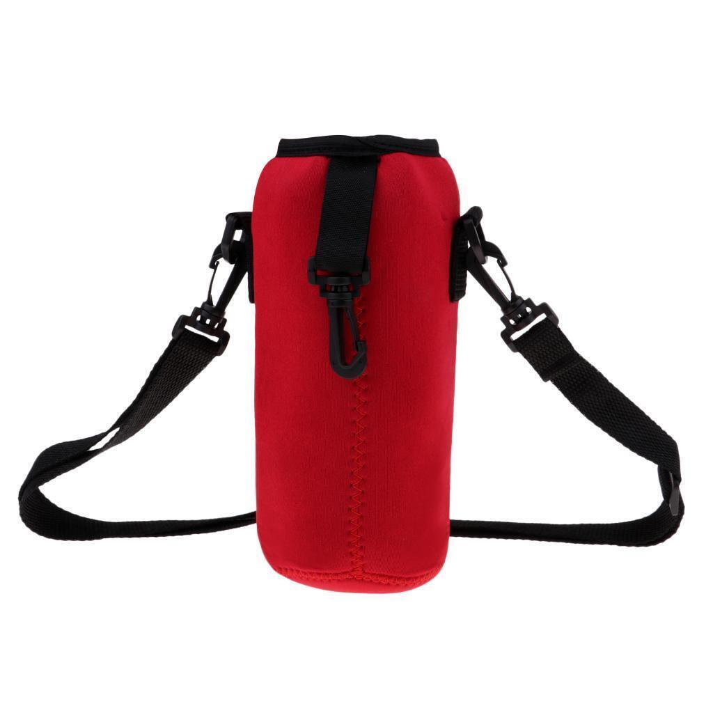 Bottle Sleeve 2 Pack, Water Bottle Holder Neoprene Carrier Insulator with Strap