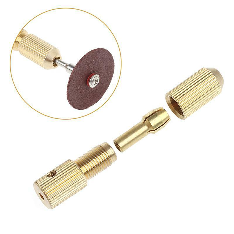 10Pcs 0.5-3.2mm Micro Twist Hand Drill Kit Chuck Electric Drill Bit Collet+2mm