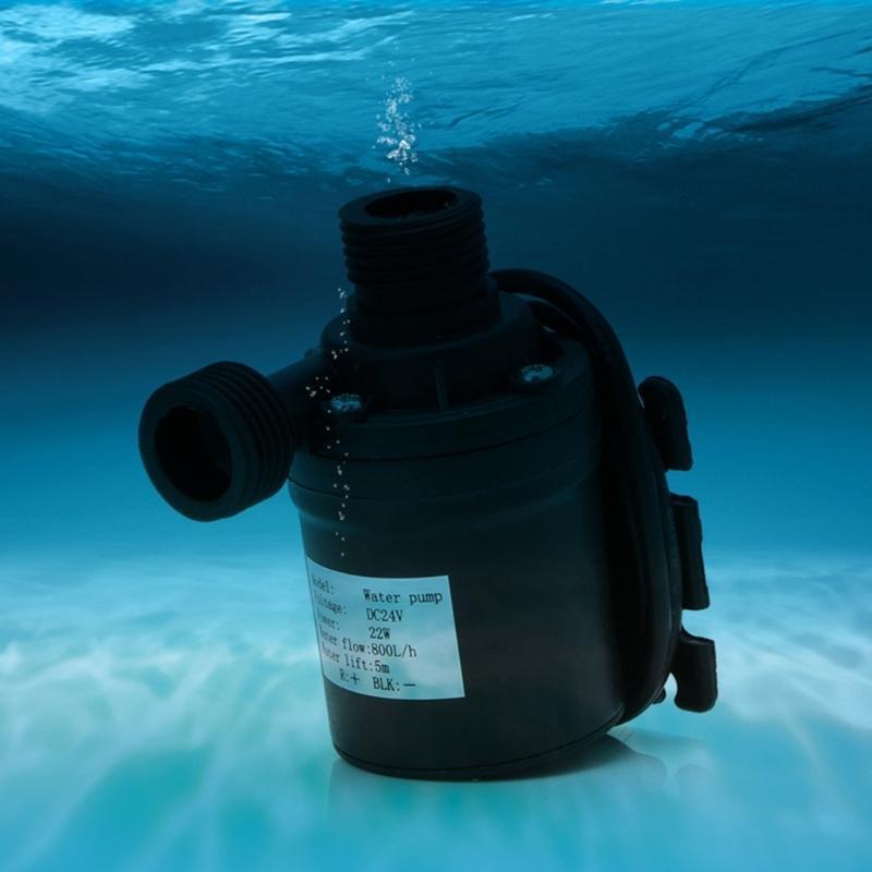Multifunction Threaded Water Pump DC24V Micro Brushless Motor Water Pump Lift 5M