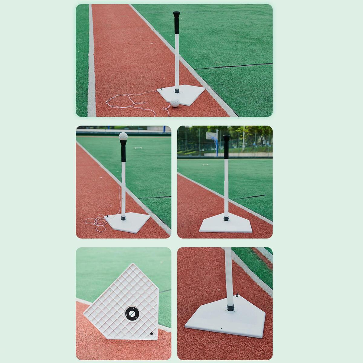 Baseball Batting Tee Durable Adjustable Hitting Tee   Youth