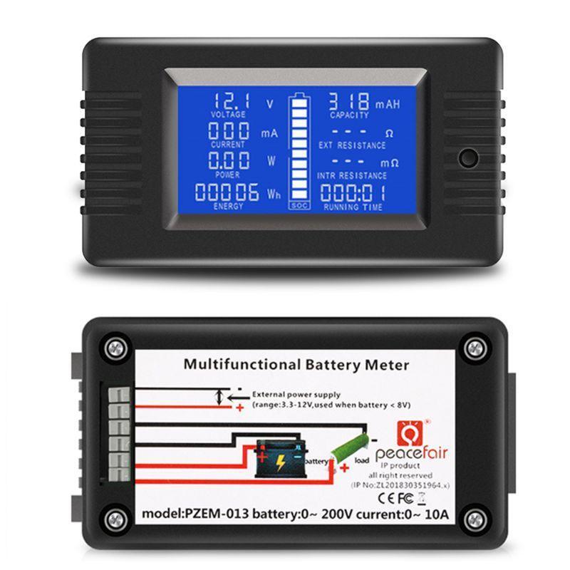 Multi-Function Power Monitor LCD Digital Display Ammeter Voltmeter Multimeter