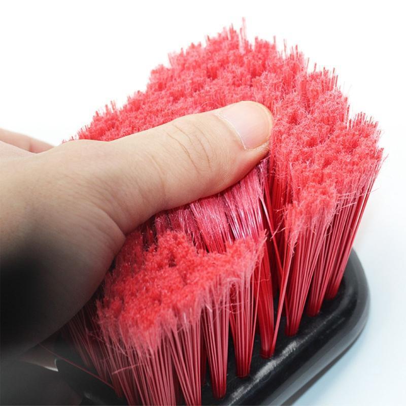 Premium Car Tire Brush Soft Bristle Car Motorcycle Hub Tire Cleaner Carpet Brush